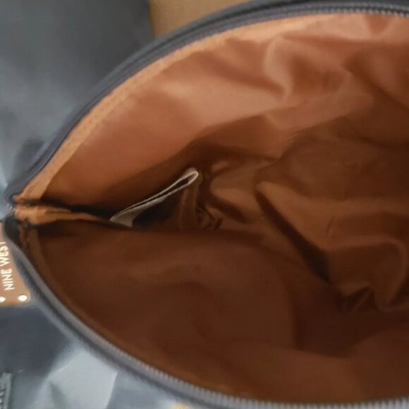 Nine West Women's Luggage Duffel Bag Weekender Carry-on Cosmetic Set Green Teal - Picture 9 of 15